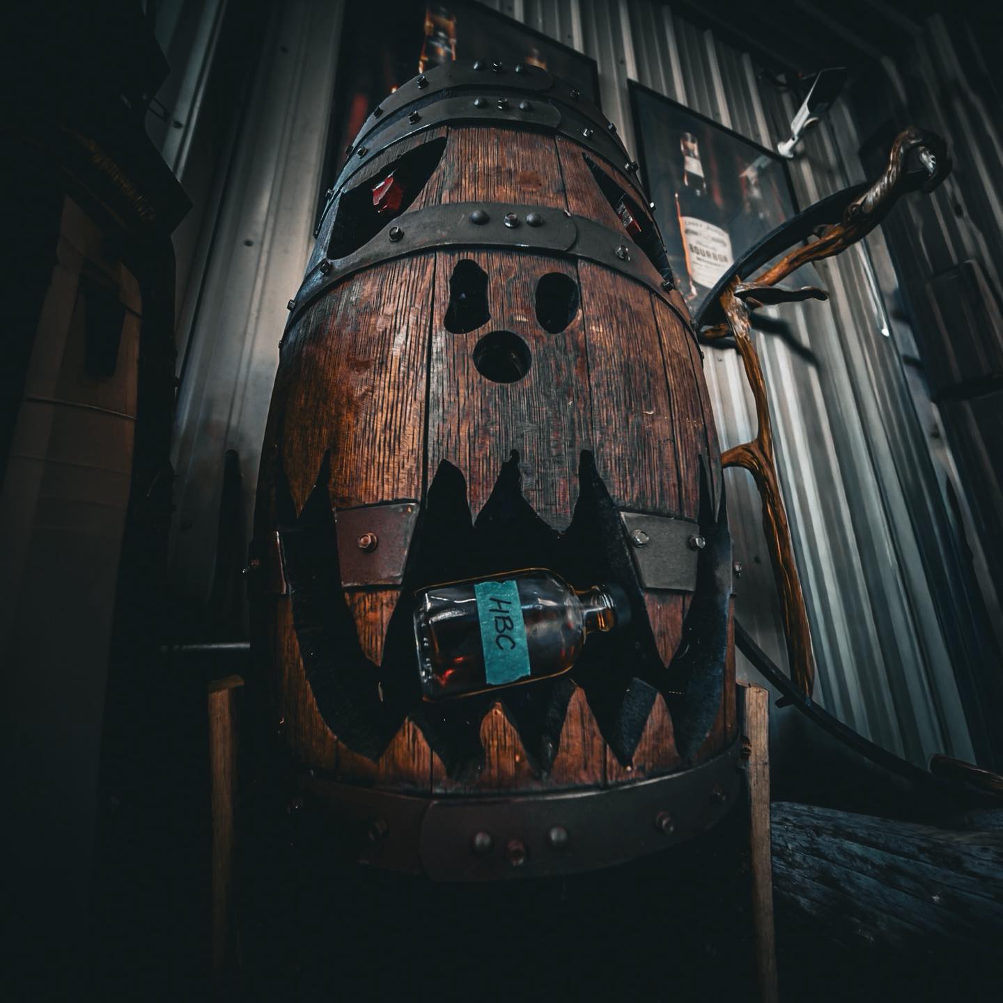 A Halloween bottle-release teaser invites guesses about the initials HBC.