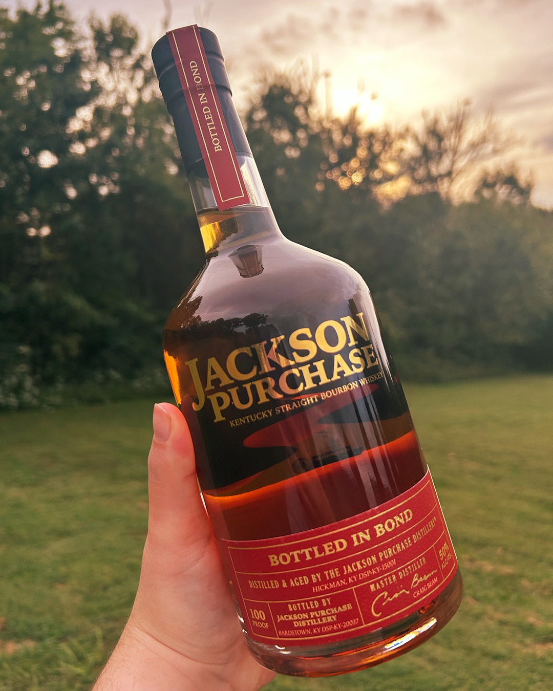 A Bottled in Bond pour is framed as a way to welcome fall.